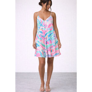 Lilly Pulitzer Clara Silk Slip Dress Size Large NWT